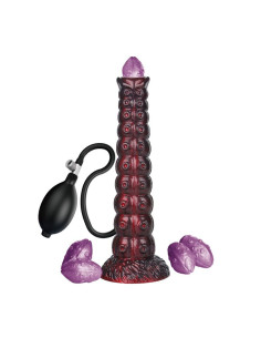 POWER MONSTERS - VOIDCLAW BRUTE BICOLOR INFLATABLE FANTASY SILICONE DILDO 29 CM Ø 5.7 CM