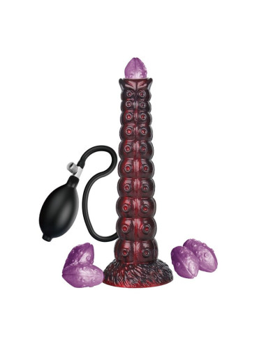 POWER MONSTERS - VOIDCLAW BRUTE BICOLOR INFLATABLE FANTASY SILICONE DILDO 29 CM Ø 5.7 CM