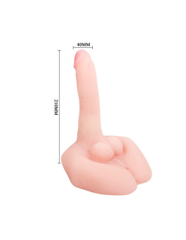 BAILE - MR BIG REALISTIC PERSONALO IR IŠANGINĖS ŽARNOS MASTURBATORIUS