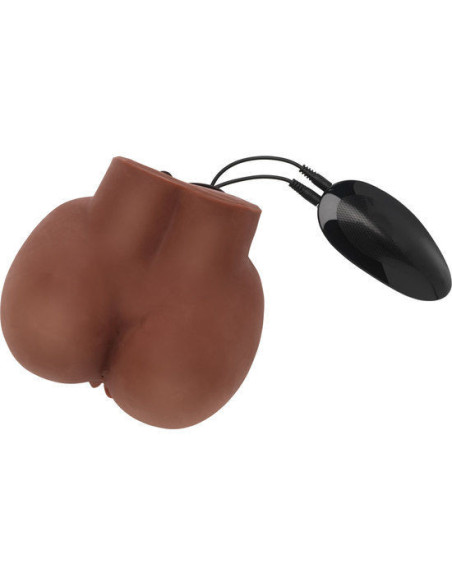 ACT - BIG ASS REALISTIC MASTURBATOR WITH BROWN VIBRATOR