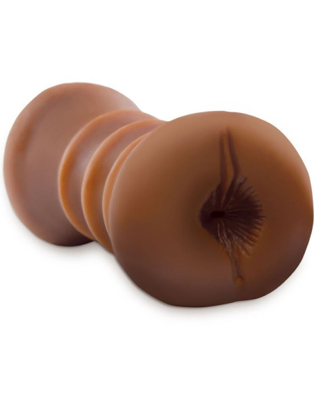 FETISH FANTASY EXTREME - REALISTINIS DVIGUBAS ĮĖJIMAS MASTURBATORIUS VAGINA IR ANO BROWN