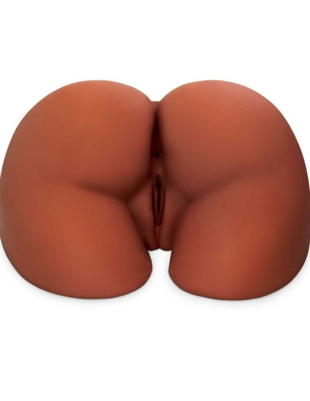 PDX PLUS - PERFECT ASS XL dvigubo įėjimo rudas masturbatorius