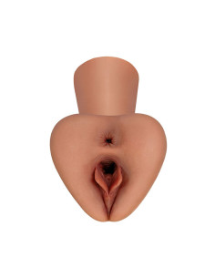 PDX PLUS - PICK YOUR PLEASURE XL REALISTIC STROKER BROWN 2