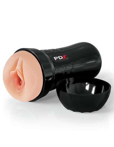 PDX EXTREME - WET PUSSIES savaime sutepamas vaginos masturbatorius, skirtas kūno funkcijoms