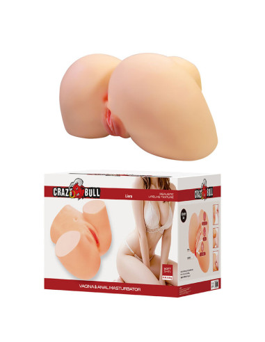 CRAZY BULL - LIORA XXL DOUBLE VAGINAL AND ANAL MASTURBATOR