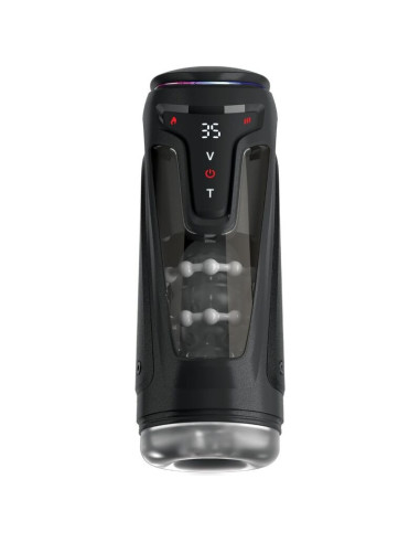 PDX ELITE - MOTO-BATOR PRO THRUSTING STROKER AUTOMATIC VIBRATING AND WARMING MASTURBATOR 26.5 CM