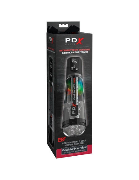 PDX ELITE - VIEWTUBE MAX VIEW AUTOMATIC MASTURNADOR WITH TRANSPARENT SUCTION