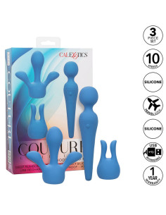CALEXOTICS - COUTURE KIT VIBRATOR WAND 10 VIBRATIONS BLUE 2