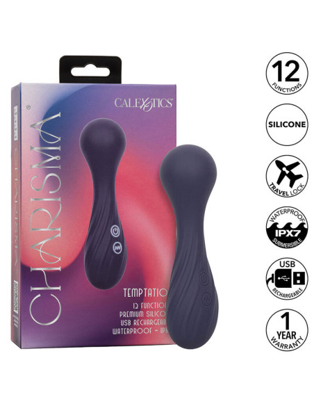 CALEXOTICS - CHARISMA TEMPTATION MASAŽUOKLIS 12 FUNKCIJŲ VIOLETINĖ
