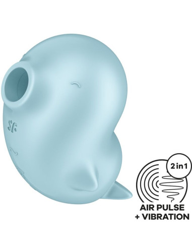 SATISFYER – „SASSY SEAL“ STIMULIACIJOS IR VIBRACIJOS MĖLYNASIS VARTAS
