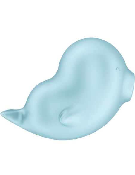 SATISFYER - SASSY SEAL STIMULATOR and VIBRATOR BLUE