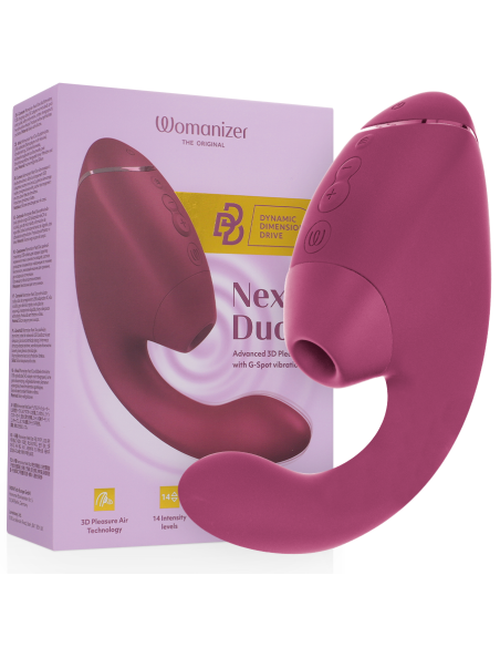 WOMANIZER - DUO NEXT DUAL CLITORAL and G-SPOT STIMULATOR DUSKY PINK