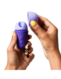 ROMP - FREE X CLITORAL STIMULATOR WITH LID 10 LEVELS RECHARGEABLE PURPLE 2