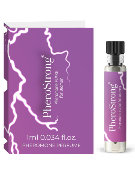 PHEROSTRONG - FLARE FEROMONŲ KŪNO KVEPAI MOTERIMS 1 ML