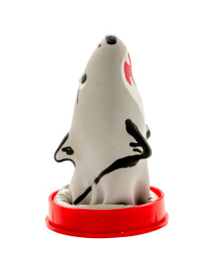 CONDOMERIE – RANKOMIS PIEŠYTI NAUJIENOS PREZERVATYVAI „SHARK“ MODELIS, 1 2