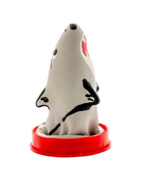 CONDOMERIE – RANKOMIS PIEŠYTI NAUJIENOS PREZERVATYVAI „SHARK“ MODELIS, 1