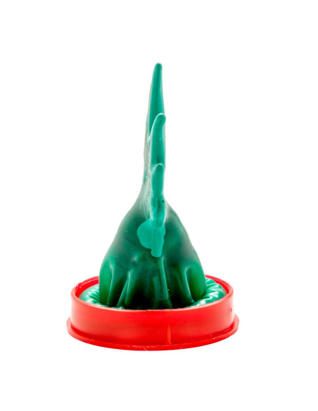 CONDOMERIE - HANDPAINTED NOVELTY CONDOMS CANNABIS MODEL 1