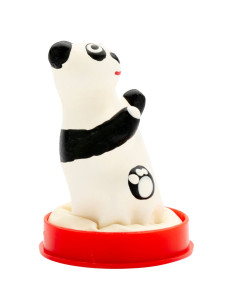 CONDOMERIE - HANDPAINTED NOVELTY CONDOMS PANDA MODEL 1 2