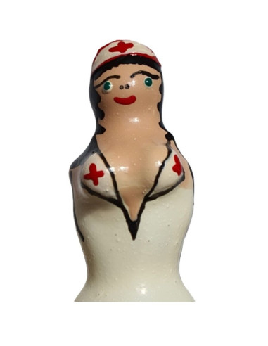 CONDOMERIE - RANKOMIS PIEŠYTI NAUJIENOS PREZERVATYVAI NURSE BLOND