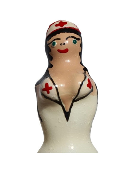 CONDOMERIE - RANKOMIS PIEŠYTI NAUJIENOS PREZERVATYVAI NURSE BLOND