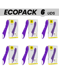 ECOPACK 6 VIENETŲ - GALATEA DANTE ALYVINĖS SPALVOS VIBRATORIUS, SUDERINAMAS SU WATCHME BELAIDE TECHNOLOGIJA