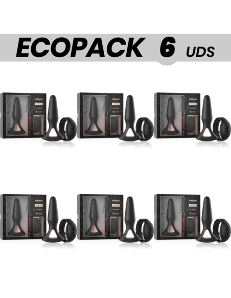 ECOPACK 6 UNITS - ANBIGUO WATCHME REMOTE CONTROL VIBRATOR ANAL PLUG ALEXANDRU