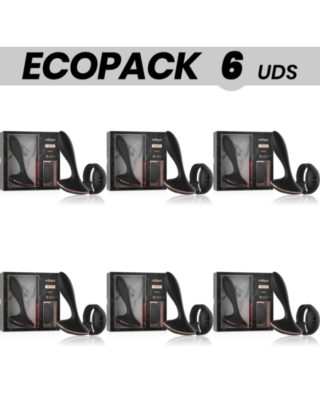 ECOPACK 6 UNITS - ANBIGUO WATCHME REMOTE CONTROL VIBRATOR ANAL PLUG VERNET