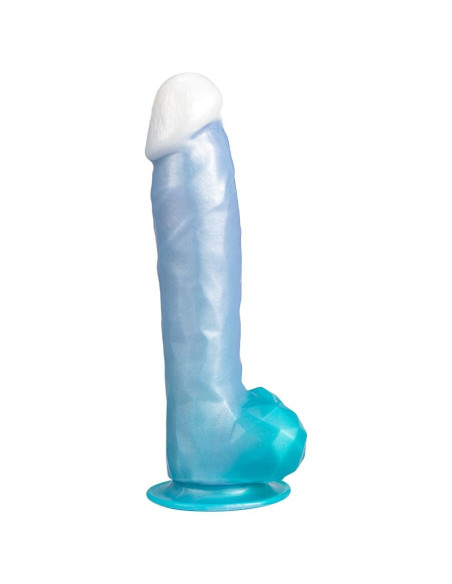 SILEXD - ANGEL DILDO FANTASY LIQUID SILICONE THERMOREACTIVE CELESTIAL BLUE 20.3 CM