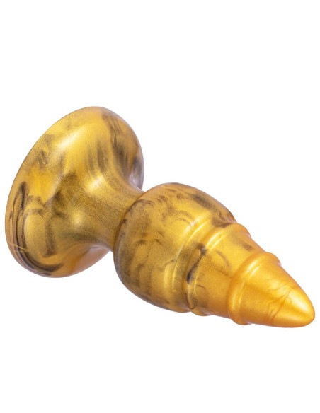 SILEXD - GOLDY ANAL PLUG FANTASY SKYSTAS SILIKONAS TERMOAKTYVUS AUKSINIS 9,2 CM