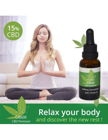500 KOSMETIKOS PRIEMONIŲ – CIBIDIL ATLIEKAMASIS CBD ALIEJUS 15 30 ML