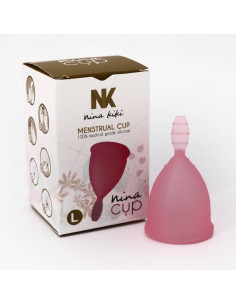NINA KIKÍ - MENSTRUAL CUP PINK SIZE L 6 1 FREE 2