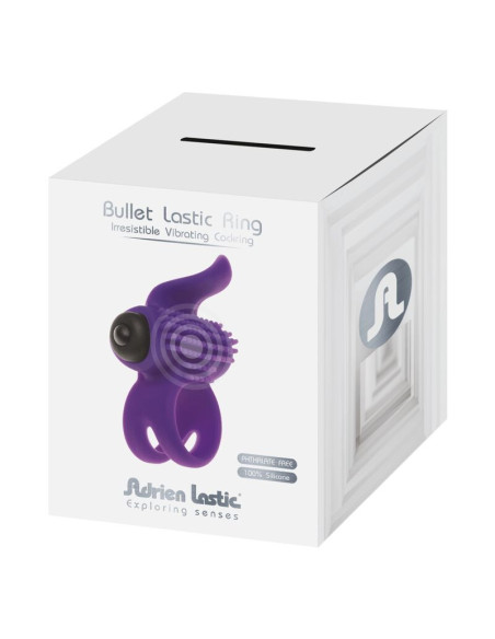 ADRIEN LASTIC - BULLET LASTIC VIOLETINIS VIBRAVIATORIAUS ŽIEDAS