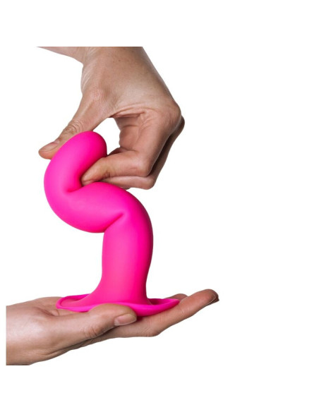 ADRIEN LASTIC - HITSENS 4 silikoninis dildo fuksijos spalvos
