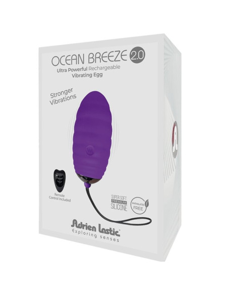 ADRIEN LASTIC - ĮKRAUNAMAS VIBRUOJAMAS KIAUŠINIS SU NUOTOLINIO VALDYMO VALDYMU, VIOLETINIS