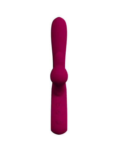 ARMONY - SMŪGINIS SŪPYNIŲ VIBRATORIUS IR DVIGUBAS STIMULIACIJOS MODELIS 1 BURGUNDY