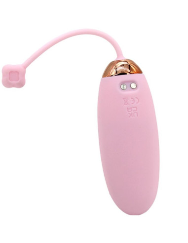 ARMONY - KITTY FUN KIAUŠINIO VIBRATORIUS SU NUOTOLINIO VALDYMO VALDYMU, 10 VIBRAVIMŲ, ROŽINIS