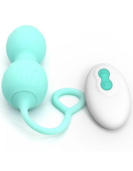ARMONY - BLOSSOMS VAGINAL DUMBBELL VIBRATION REMOTE CONTROL 10 VIBRATIONS GREEN