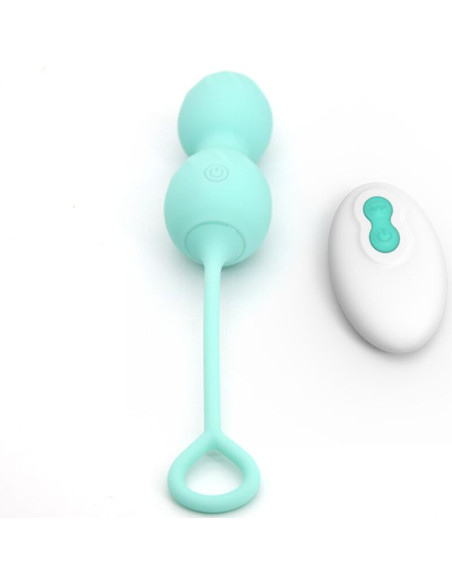 ARMONY - BLOSSOMS VAGINAL DUMBBELL VIBRATION REMOTE CONTROL 10 VIBRATIONS GREEN