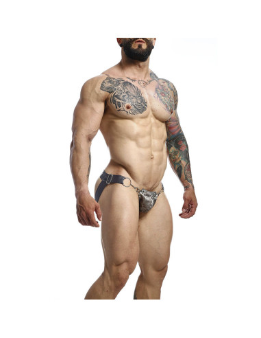 MOB - DNGEON SNAP JOCKSTRAP GRAY ONE SIZE