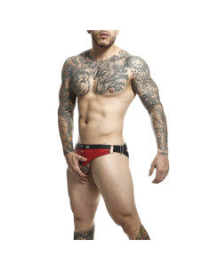 MOB - DNGEON JOCKSTRAP RED COCK RING ONE SIZE 2