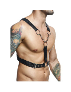 MOB - DNGEON CROSSED BLACK CHAIN HARNESS ONE SIZE 2