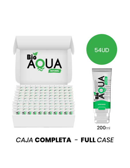 Minimalus užsakymo kiekis 54 – BIOAQUA vandens pagrindu pagamintas lubrikantas su natūraliais ingredientais 200 ml