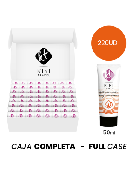 MOQ 220 - KIKÍ TRAVEL CANNABIS HOT EFFECT LUBRICANT - 50 ML