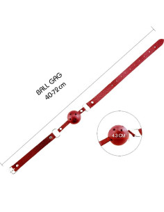 ALIVE - DISCRETION BREATHABLE GAG RED 2