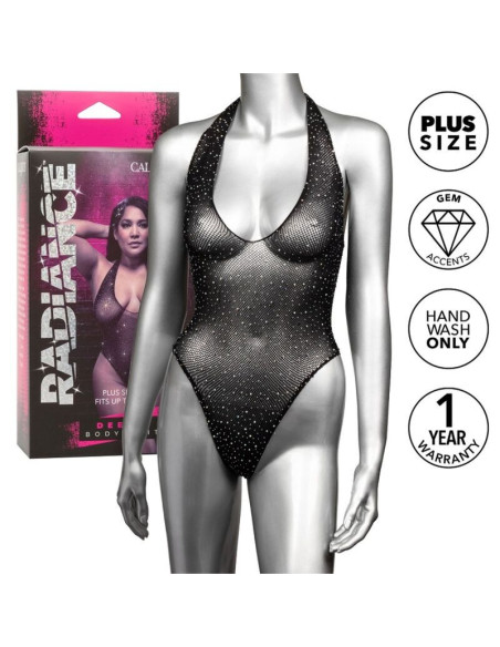CALEXOTICS - RADIANCE SHOULDER SHRUG RHINE PLUS SIZE