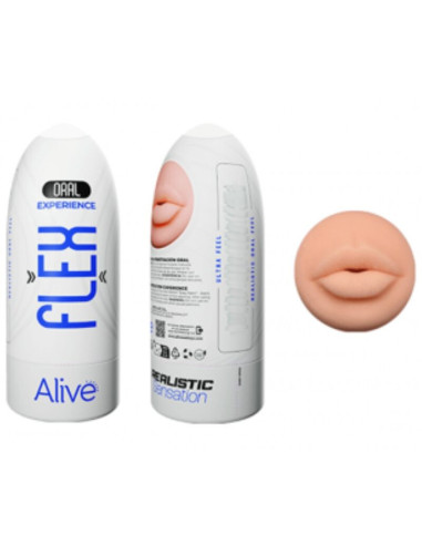 ALIVE - FLEX VYRIŠKAS ORALINIS MASTURBADORIUS, M DYDIS