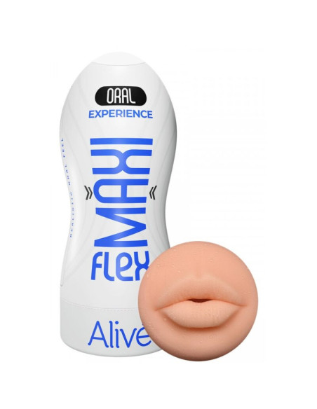 ALIVE - MAXI FLEX VYRIŠKAS ORALINIS MASTURBADORIUS, L DYDŽIO