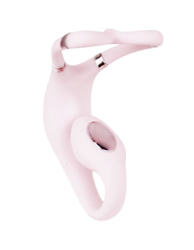 ADRIEN LASTIC - VENUS dvigubo klitorio ir G-SPOT stimuliatorius, nemokama programėlė, rožinė