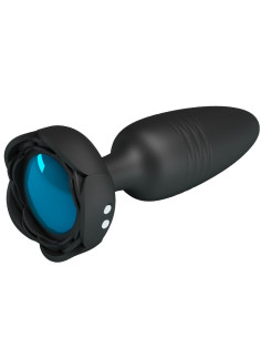 PRETTY LOVE - TARION ANAL PLUG WITH LED LIGHT BLACK 12.5 CM 2