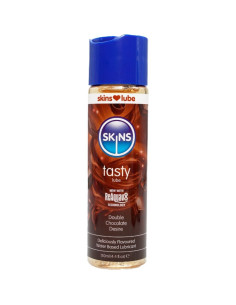 SKINS - TASTY WATER-BASED LUBRICANT DOUBLE CHOCOLATE 130 ML